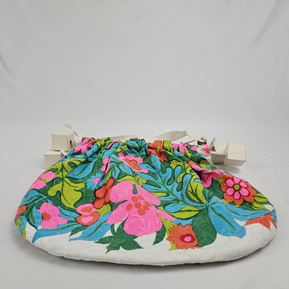 Hippie Handbag Handmade Floral Fabric Purse Retro Coquette Vintage Boho - Picture 6 of 13